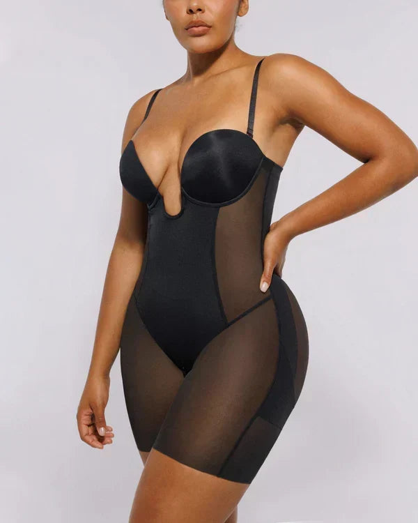 zorryx™ MeshSmooth-Deep Plunge Bodysuit
