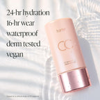 tarte summer skin essentials - CC color-correcting tinted serum + creaseless SPF 30 mineral setting powder